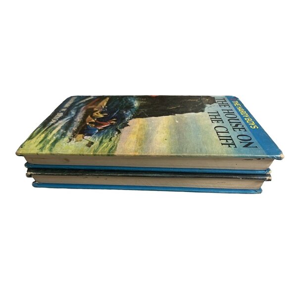 Hardy Boys Mystery Stories Lot #1 & #2 Tower Treasure, House on the Cliff HC - Picture 5 of 8